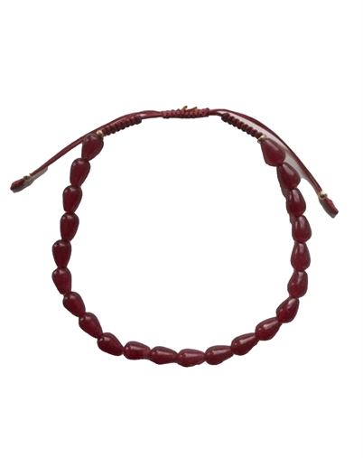 Stine A - Love Drop Armbårn - Bordeaux 